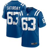 Jeff Saturday Indianapolis Colts Game Retired Player Jersey Royal - Nike
