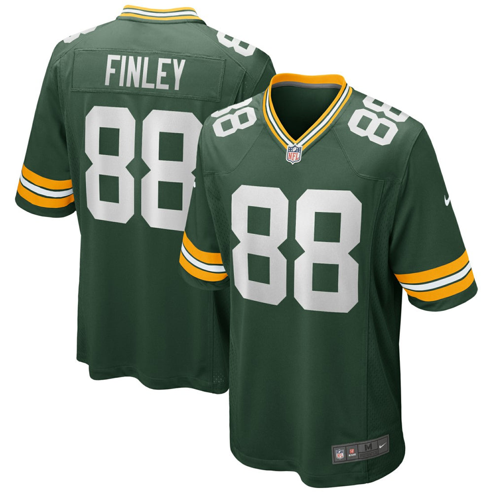 Jermichael Finley Green Bay Packers Game Retired Player Jersey Green - Nike