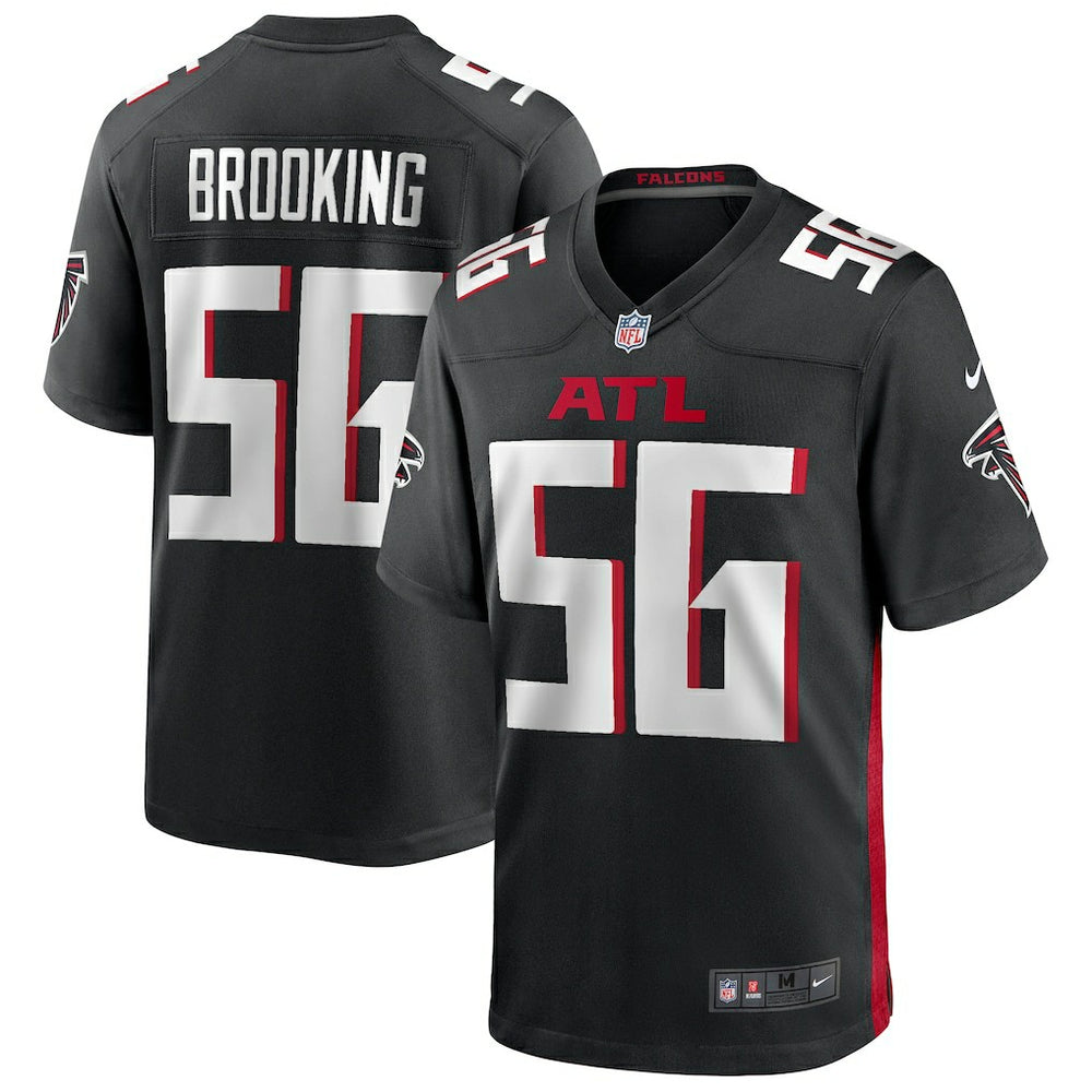 Keith Brooking Atlanta Falcons Game Retired Player Jersey Black - Nike