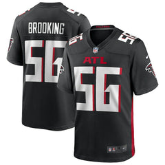 Keith Brooking Atlanta Falcons Game Retired Player Jersey Black - Nike