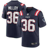 Lawyer Milloy New England Patriots Game Retired Player Jersey Navy - Nike