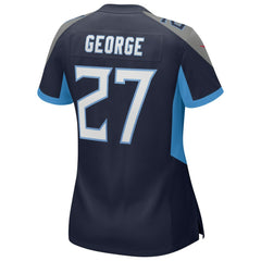 Eddie George Tennessee Titans Women's Game Retired Player Jersey Navy - Nike