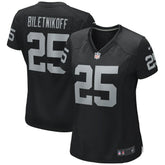 Fred Biletnikoff Las Vegas Raiders Women's Game Retired Player Jersey Black - Nike