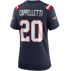 Gino Cappelletti New England Patriots Women's Game Retired Player Jersey Navy - Nike