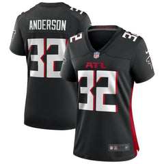 Jamal Anderson Atlanta Falcons Women's Game Retired Player Jersey Black - Nike