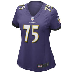 Jonathan Ogden Baltimore Ravens Women's Game Retired Player Jersey Purple - Nike