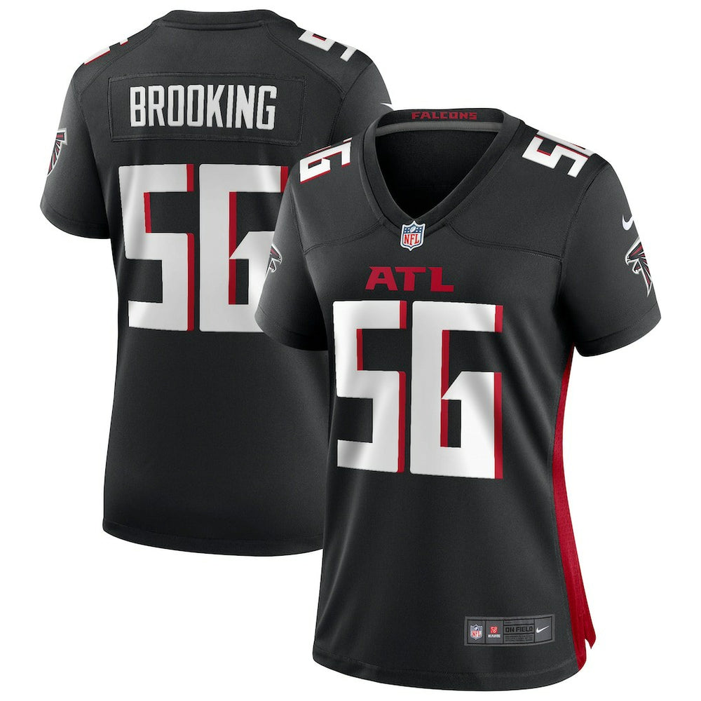 Keith Brooking Atlanta Falcons Women's Game Retired Player Jersey Black - Nike