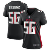 Keith Brooking Atlanta Falcons Women's Game Retired Player Jersey Black - Nike