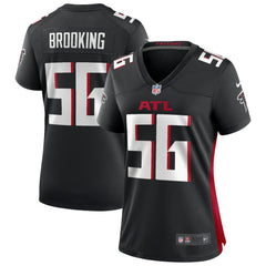 Keith Brooking Atlanta Falcons Women's Game Retired Player Jersey Black - Nike