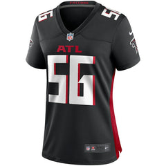 Keith Brooking Atlanta Falcons Women's Game Retired Player Jersey Black - Nike