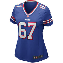 Kent Hull Buffalo Bills Women's Game Retired Player Jersey Royal - Nike