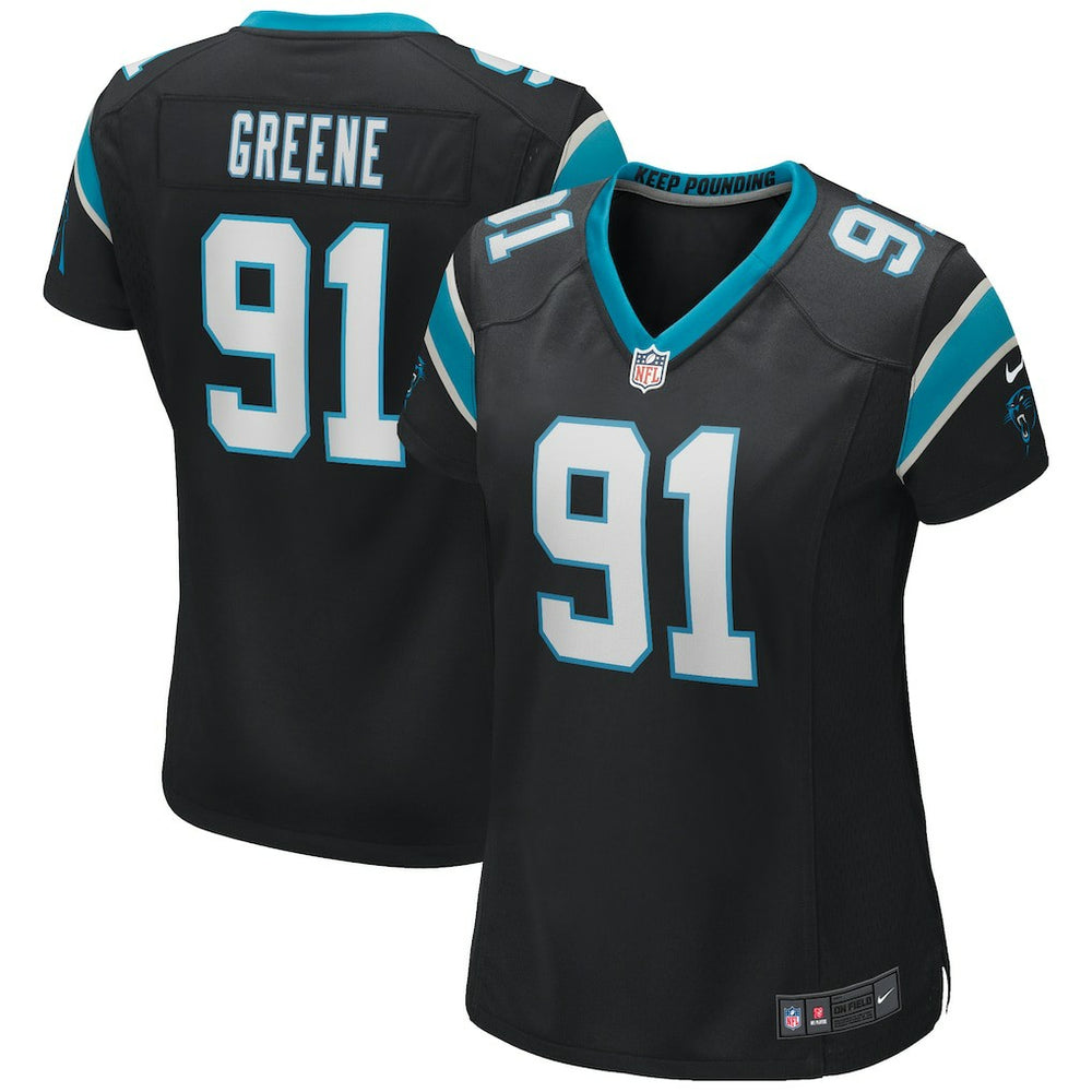 Kevin Greene Carolina Panthers Women's Game Retired Player Jersey Black - Nike