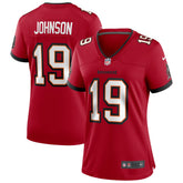 Keyshawn Johnson Tampa Bay Buccaneers Women's Game Retired Player Jersey Red - Nike
