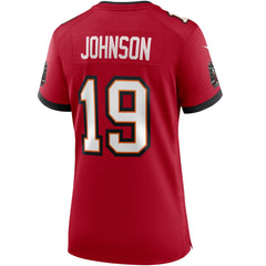 Keyshawn Johnson Tampa Bay Buccaneers Women's Game Retired Player Jersey Red - Nike