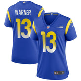 Kurt Warner Los Angeles Rams Women's Game Retired Player Jersey Royal - Nike