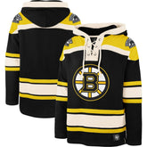 Boston Bruins '47 Superior Lacer Hoodie Black