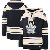 Toronto Maple Leafs - '47 Superior Lacer Pullover Hoodie Navy/Cream
