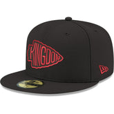 Kansas City Chiefs New Era Omaha 59FIFTY Fitted Hat Black - NFL