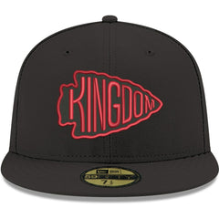 Kansas City Chiefs New Era Omaha 59FIFTY Fitted Hat Black - NFL