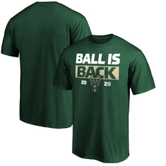 NBA - Milwaukee Bucks Ball Is Back T-Shirt - Green