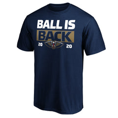 NBA - New Orleans Pelicans Ball Is Back T-Shirt - Navy