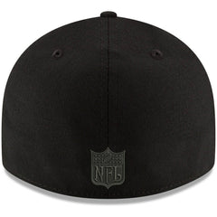 Kansas City Chiefs New Era Alternate Logo Black on Black Low Profile 59FIFTY II Fitted Hat Black - NFL