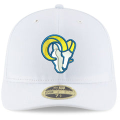 Los Angeles Rams New Era Omaha Low Profile 59FIFTY Fitted Hat White - NFL