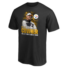 Bill Cowher Pittsburgh Steelers 2020 Pro Football Hall of Fame Inductee Coach Graphic T-Shirt Black - Fanatics