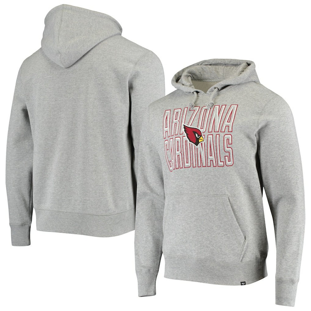 Arizona Cardinals '47 Bevel Pullover Hoodie Heathered Gray - 47 brand
