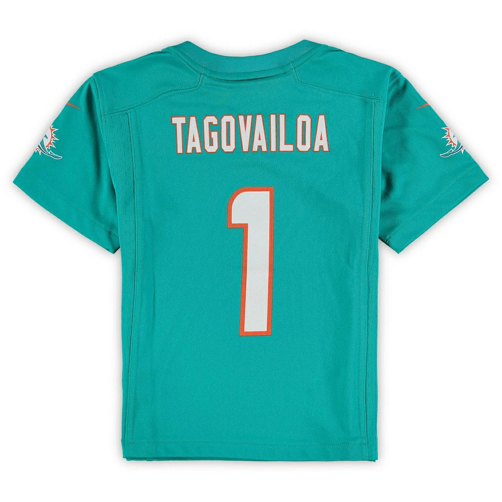 Tua Tagovailoa Miami Dolphins Preschool Game Jersey - Aqua | NFL Jerseys