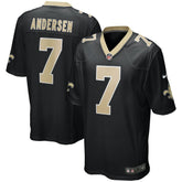 Morten Andersen New Orleans Saints Game Retired Player Jersey Black - Nike