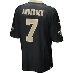 Morten Andersen New Orleans Saints Game Retired Player Jersey Black - Nike
