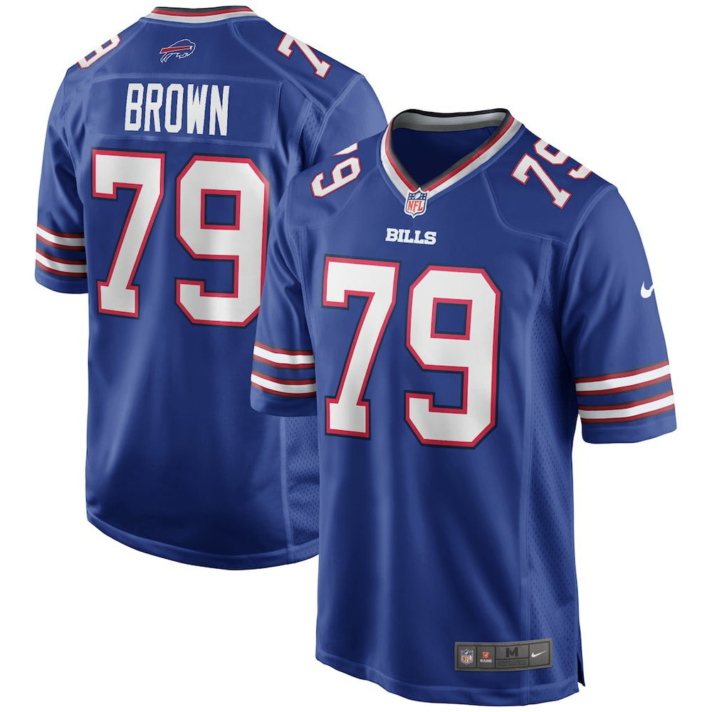 Ruben Brown Buffalo Bills Game Retired Player Jersey Royal - Nike