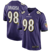 Tony Siragusa Baltimore Ravens Game Retired Player Jersey Purple - Nike