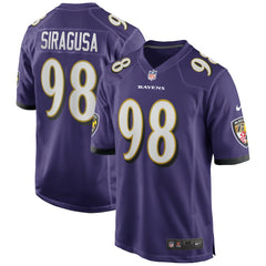 Tony Siragusa Baltimore Ravens Game Retired Player Jersey Purple - Nike