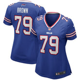 Ruben Brown Buffalo Bills Women's Game Retired Player Jersey Royal - Nike