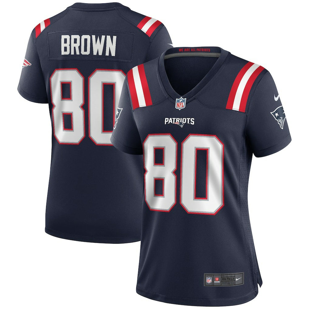 Troy Brown New England Patriots Women's Game Retired Player Jersey Navy - Nike