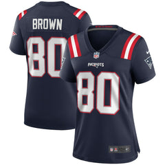 Troy Brown New England Patriots Women's Game Retired Player Jersey Navy - Nike