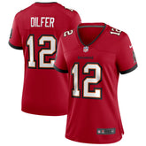 Trent Dilfer Tampa Bay Buccaneers Women's Game Retired Player Jersey Red - Nike
