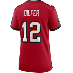 Trent Dilfer Tampa Bay Buccaneers Women's Game Retired Player Jersey Red - Nike