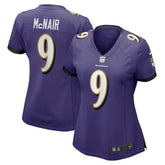 Steve McNair Baltimore Ravens Women's Game Retired Player Jersey Purple - Nike