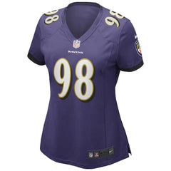 Tony Siragusa Baltimore Ravens Women's Game Retired Player Jersey Purple - Nike