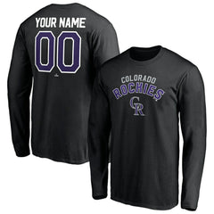 Colorado Rockies Personalized Winning Streak Name & Number Long Sleeve T-Shirt Clearance