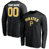 Pittsburgh Pirates Personalized Winning Streak Name & Number Long Sleeve T-Shirt Lifestyle