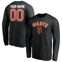 San Francisco Giants Personalized Winning Streak Name & Number Long Sleeve T-Shirt On Sale