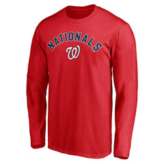 Washington Nationals Personalized Winning Streak Name & Number Long Sleeve T-Shirt Sale