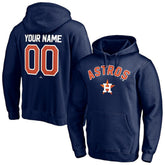 Houston Astros Personalized Winning Streak Name & Number Pullover Hoodie Clearance
