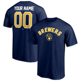 Milwaukee Brewers Personalized Team Winning Streak Name & Number T-Shirt for sale
