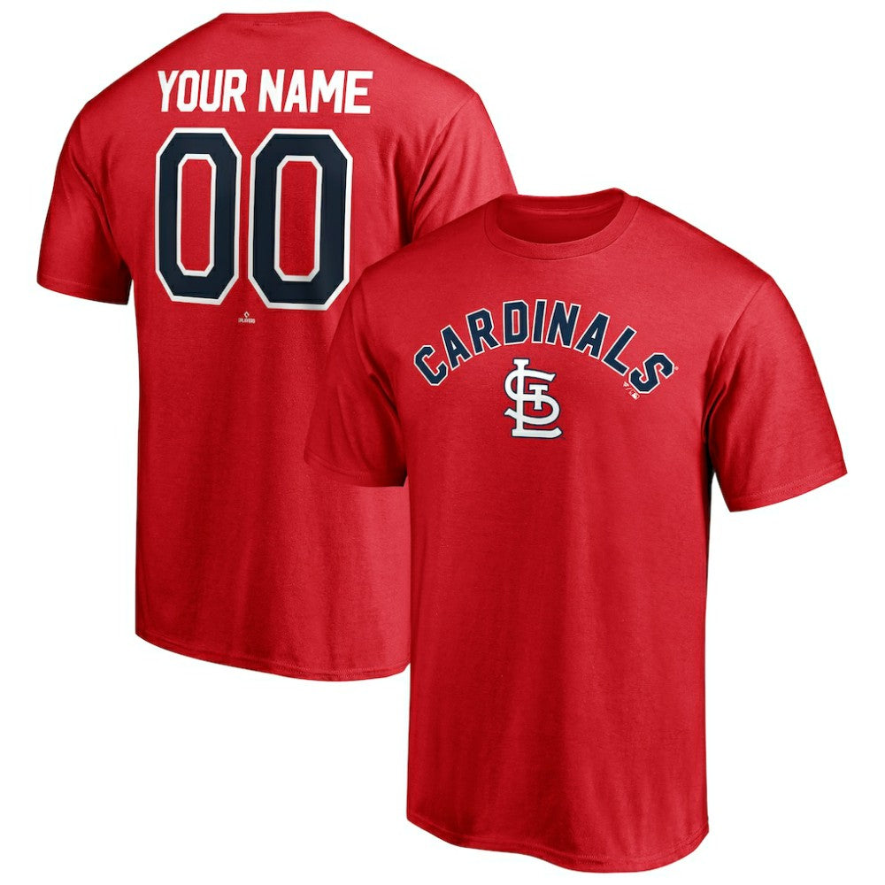 St. Louis Cardinals Personalized Team Winning Streak Name & Number T-Shirt Lifestyle