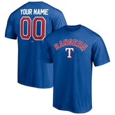 Texas Rangers Personalized Team Winning Streak Name & Number T-Shirt Sale